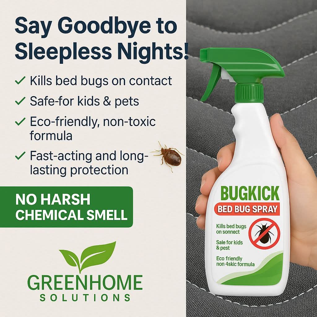 BUG KICK BED BUG KILLER WITH FREE PUMP