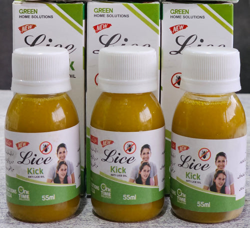 Lice Kick Anti-Lice Oil (جوؤں اور لیکھوں کا خاتمہ)