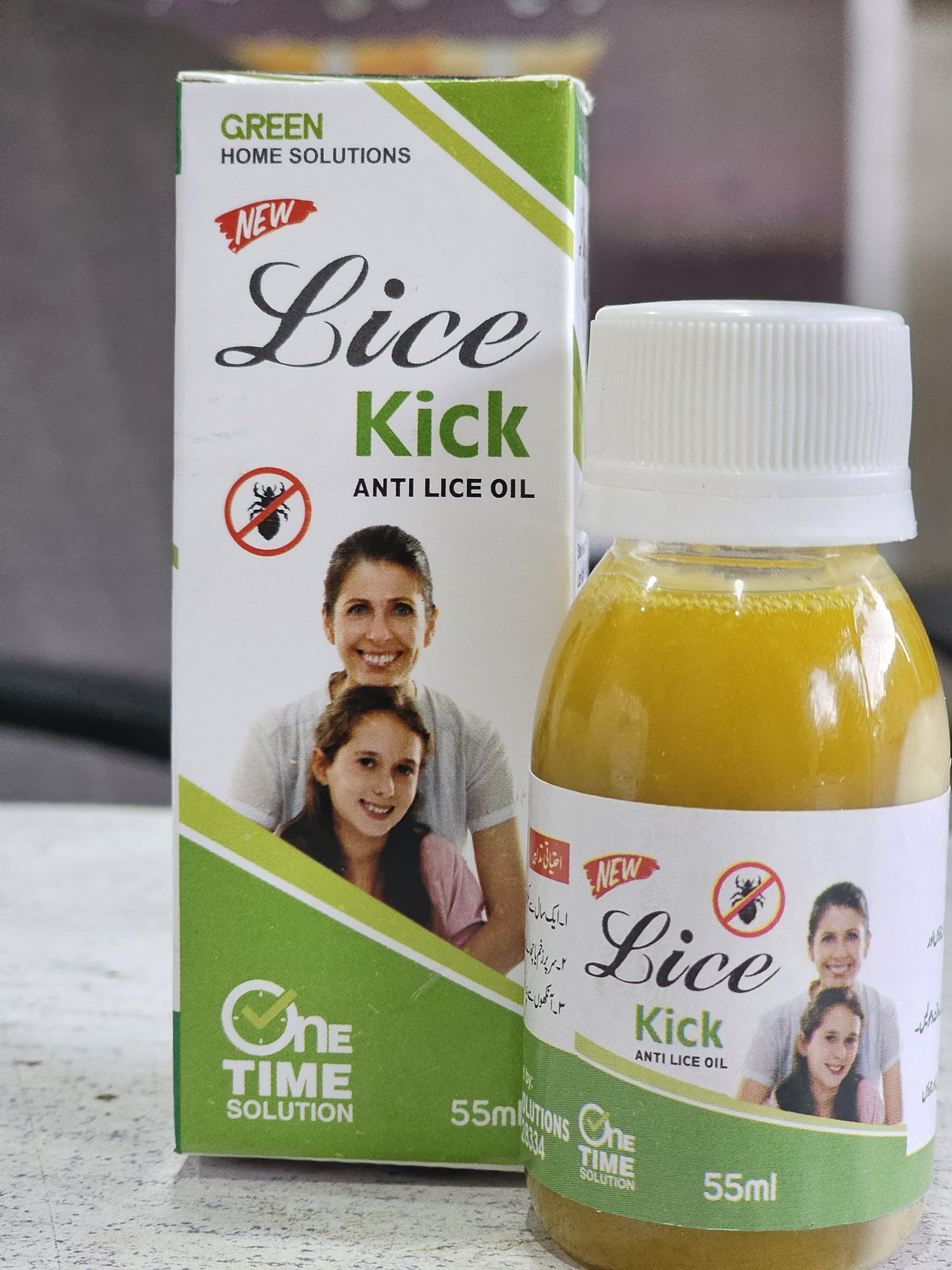 Lice Kick Anti-Lice Oil (جوؤں اور لیکھوں کا خاتمہ)