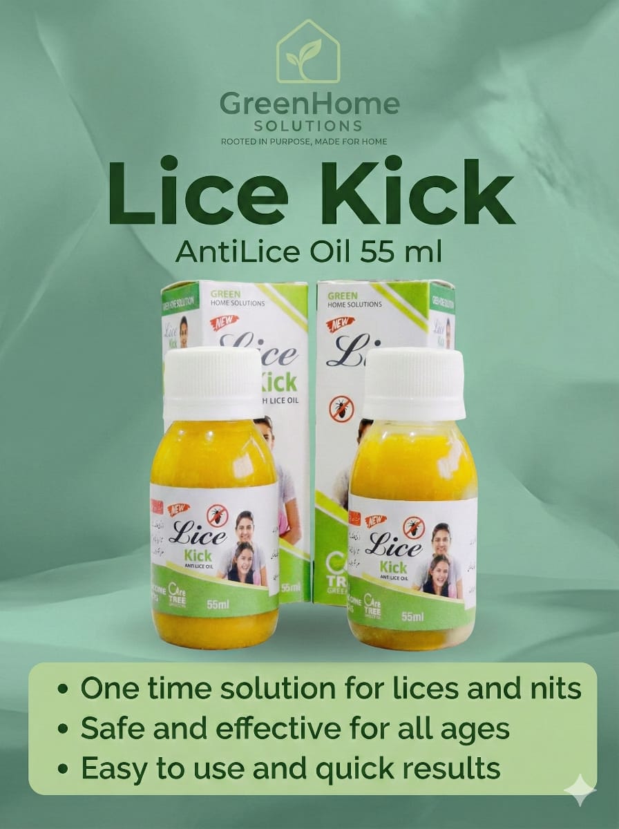 Lice Kick Anti-Lice Oil (جوؤں اور لیکھوں کا خاتمہ)