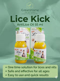 Lice Kick Anti-Lice Oil (جوؤں اور لیکھوں کا خاتمہ)