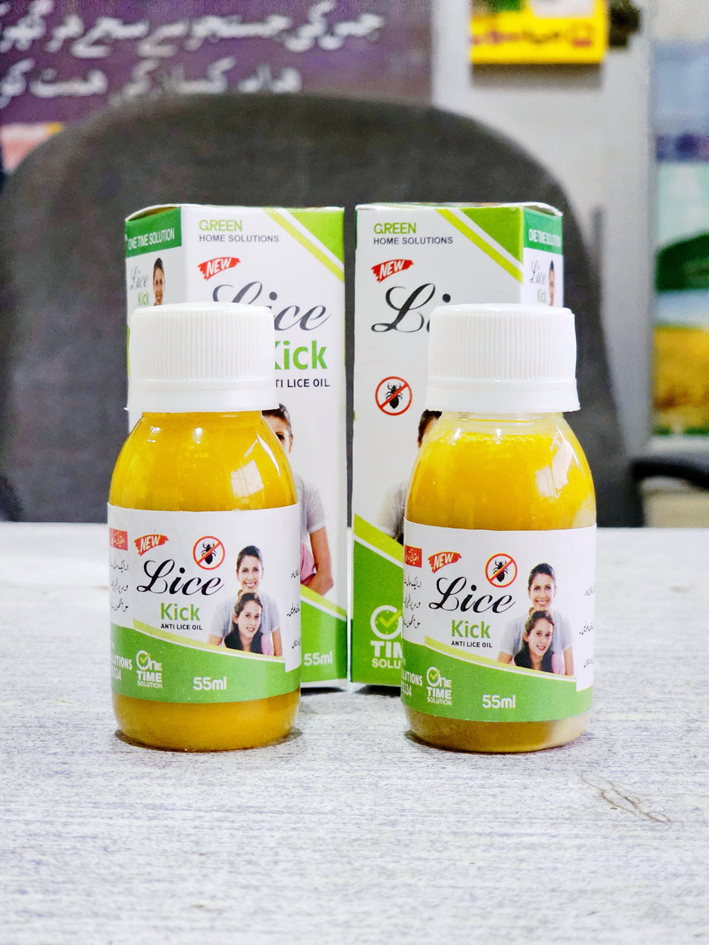 Lice Kick Anti-Lice Oil (جوؤں اور لیکھوں کا خاتمہ)
