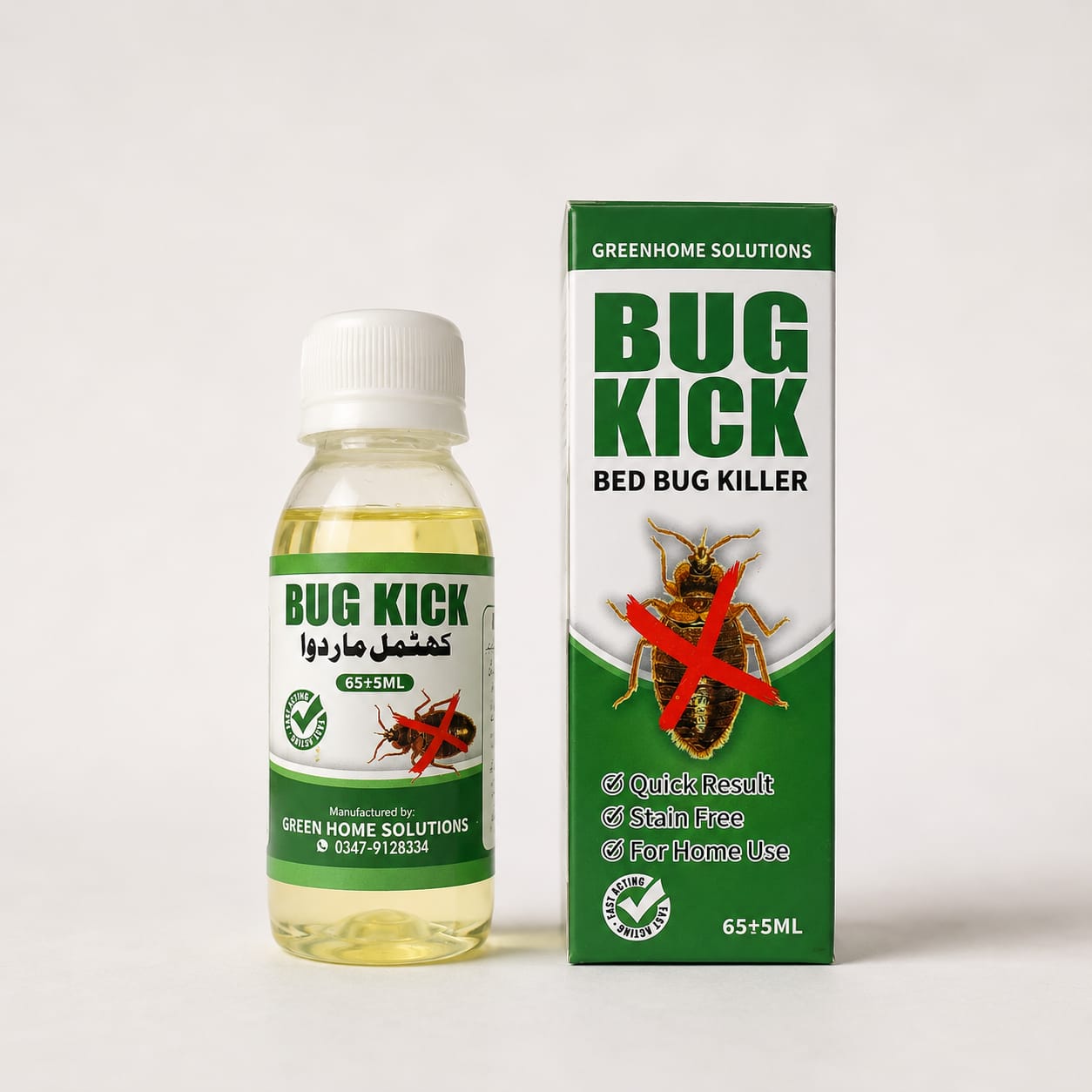 BUG KICK BED BUG KILLER with FREE SPRAY PUMP & FREE DELIVERY